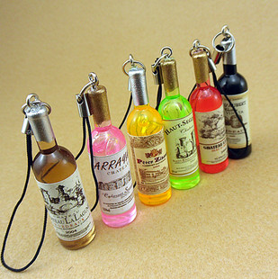 创意小礼品 精美酒瓶手机链手机挂件
